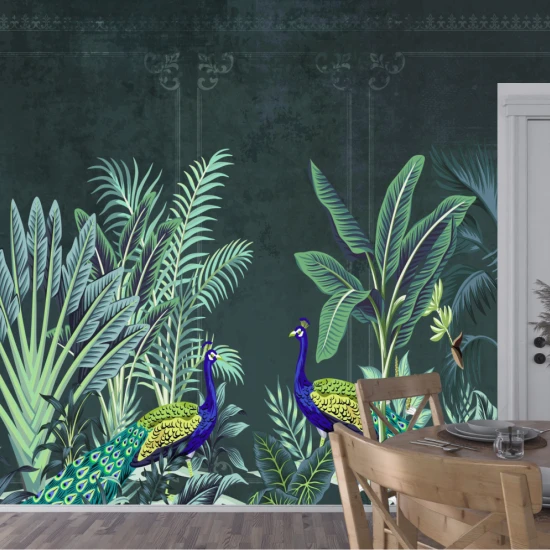 Fototapet fara imbinari Vintage Mural