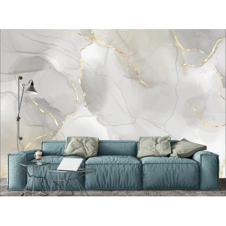 Fototapet Abstract Waves - O Piesă de Artă Fluidă pentru Interioare Moderne Premier Decor