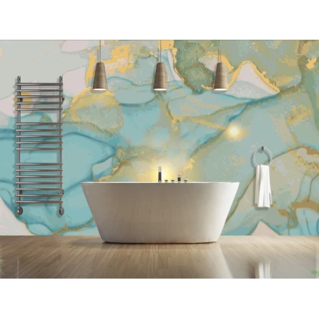 Fototapet fara imbinari Dream Shiny Teal Background Premier Decor