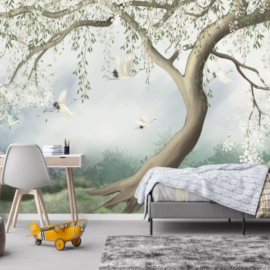 Fototapet fara imbinari Tree From The Mystery Garden