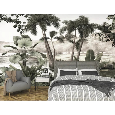 Tapet fara imbinari Jungle Lake Premier Decor