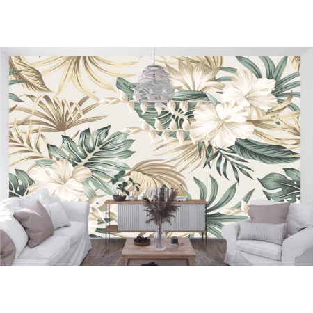 Fototapet fara imbinari Abstract Flower Premier Decor