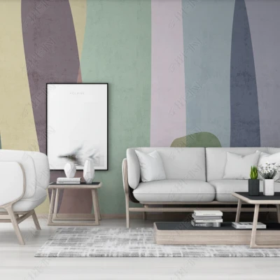 Fototapet fara imbinari Dream Shapes Abstract Minimalist Premier Decor