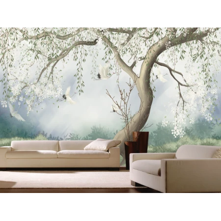 Fototapet fara imbinari Tree From The Mystery Garden Premier Decor