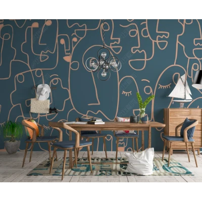 Fototapet fara imbinari Abstraction Multifaceted Premier Decor
