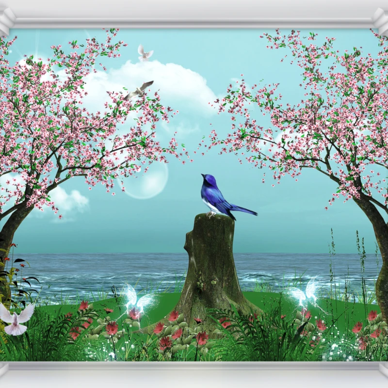 Tapet fara imbinari Dream Bird