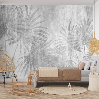 Fototapet fara imbinari Pastel Leaf Premier Decor