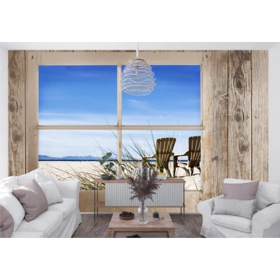 Fototapet fara imbinari Abstract Window Premier Decor