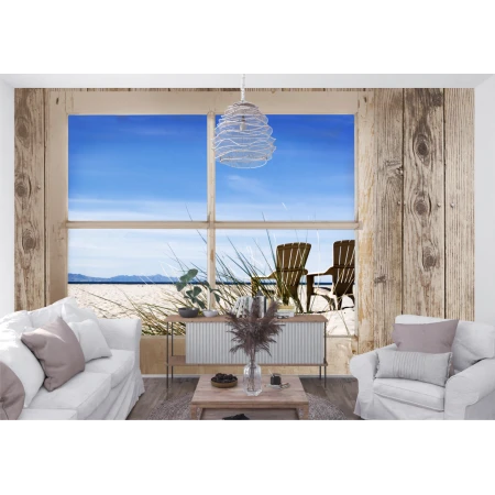 Fototapet fara imbinari Abstract Window Premier Decor