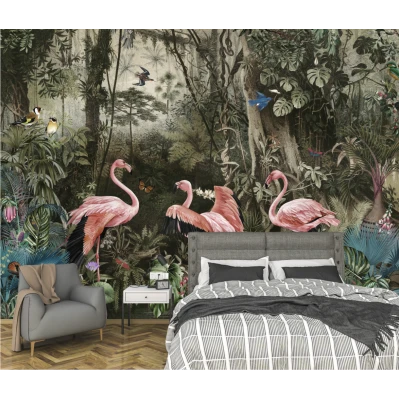 Fototapet fara imbinari Flamingo Home Premier Decor