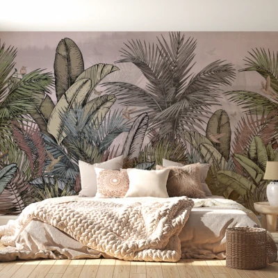 Tapet fara imbinari Tropical Paint Premier Decor