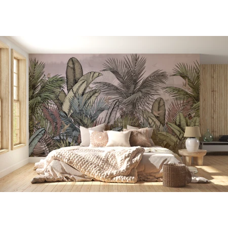 Tapet fara imbinari Tropical Paint