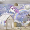 Tapet fara imbinari Magic Unicorn