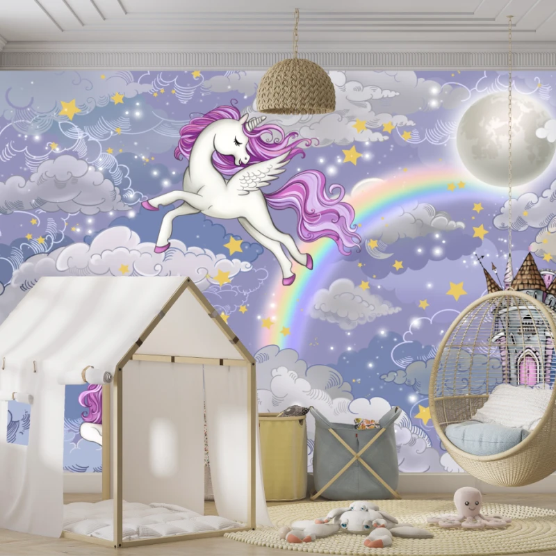 Tapet fara imbinari Magic Unicorn