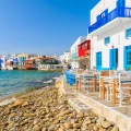 Fototapet 3D Orase Fara Imbinari - Peisaj Grecia