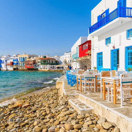 Fototapet 3D Orase Fara Imbinari - Peisaj Grecia