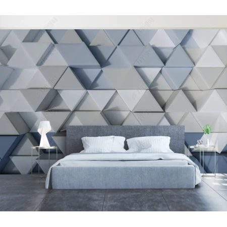 Fototapet fara imbinari 3D Geometry Premier Decor