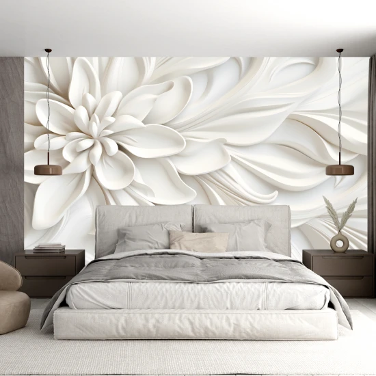Fototapet 3D Living si Dormitor - Basorelief