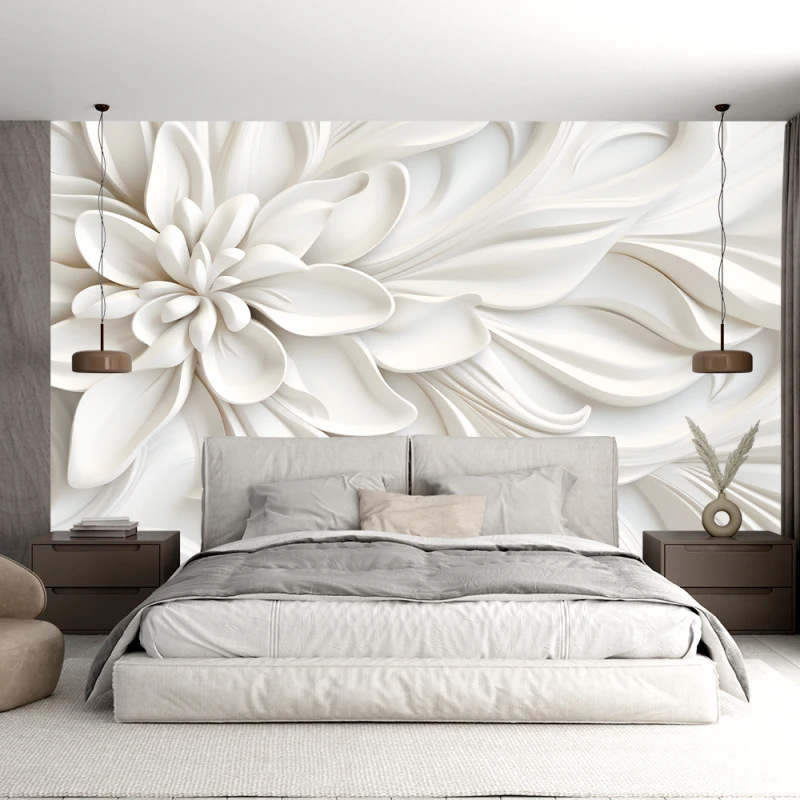 Fototapet 3D Living si Dormitor - Basorelief