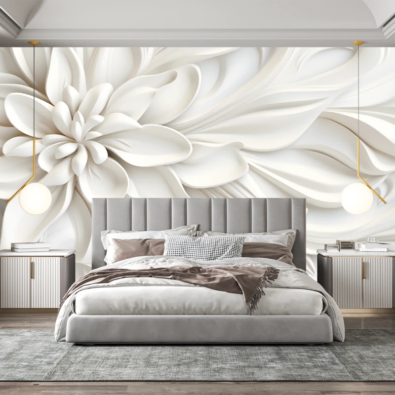 Fototapet 3D Living si Dormitor - Basorelief