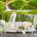 Fototapet 3D Living si Dormitor - Cascadă
