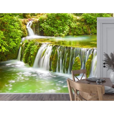 Fototapet 3D Living si Dormitor - Cascadă Premier Decor