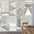 Fototapet 3D Living si Dormitor - Contrast Geometric