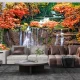 Fototapet 3D Padure si Cascadă Fototapet 3D Padure si Cascadă