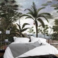 Fototapet 3D Tropical Padure si Frunze pentru Dormitor Living