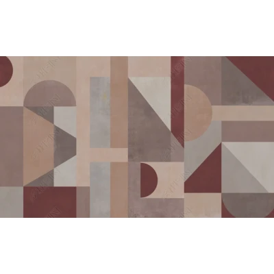 Fototapet Fara Imbinari Forme Geometrice - Living si Dormitor Premier Decor