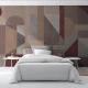 Fototapet Fara Imbinari Forme Geometrice - Living si Dormitor
