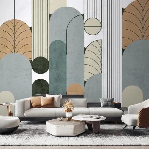 Fototapet fara imbinari Abstract Arcades