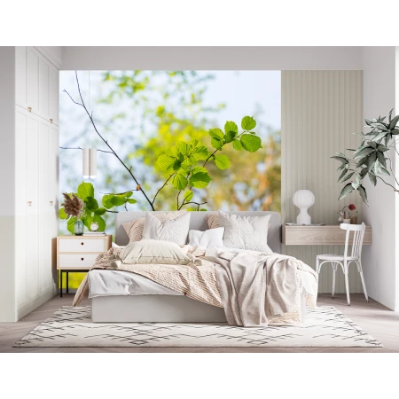 Fototapet Continuu Natură VIVIDĂ - Frunze Fără Imbinări Premier Decor