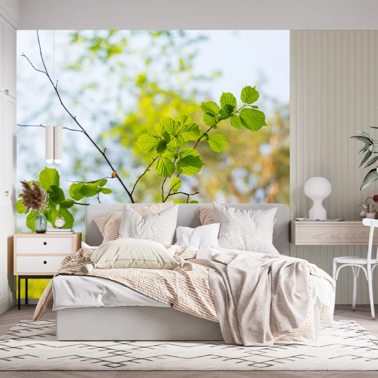 Fototapet Continuu Natură VIVIDĂ - Frunze Fără Imbinări