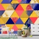 Fototapet Dintr-o Bucata 3D - Spectrul Geometric