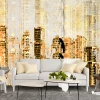 Fototapet Dintr-o Bucata Abstract Oraș 3D - Decor Modern