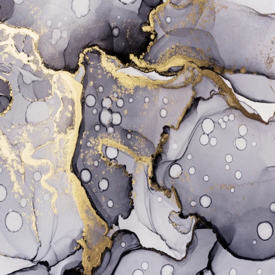 Fototapet fara imbinari Dream Sparkling Black And Background White Gold