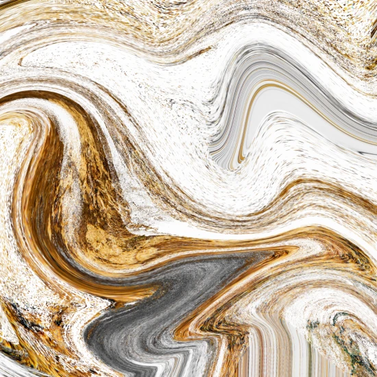 Fototapet fara imbinari Dream Golden Liquid Art