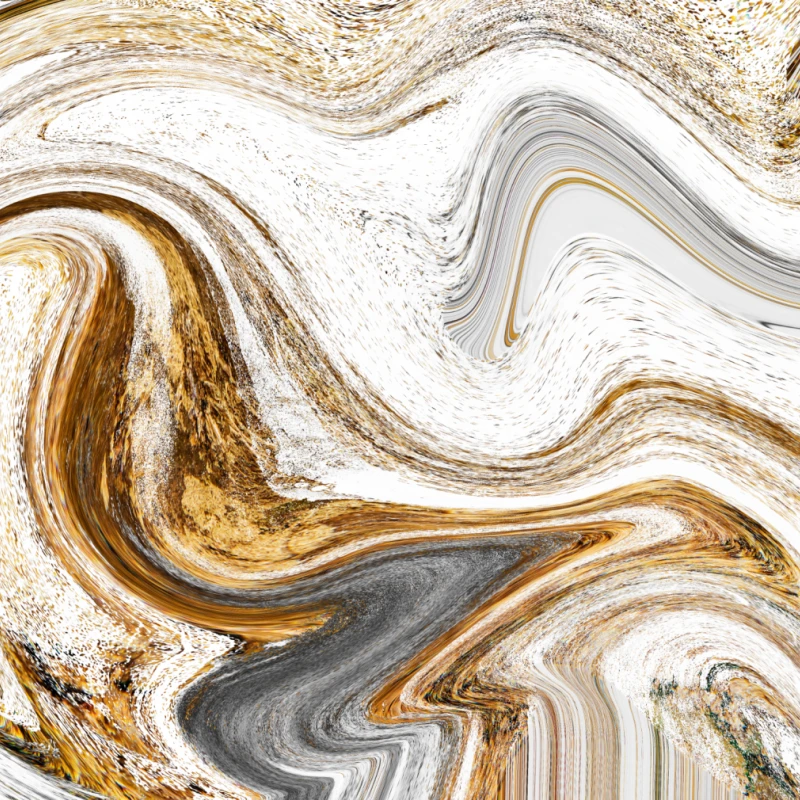 Fototapet fara imbinari Dream Golden Liquid Art