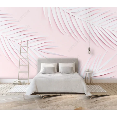 Fototapet fara imbinari Dream Tropical Palm Leaves