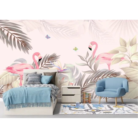 Fototapet fara imbinari Pentru Copii Dream Flamingo