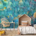 Fototapet fara imbinari Dream Forest Leafs