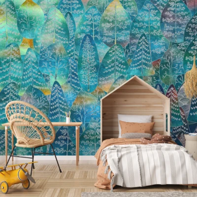 Fototapet fara imbinari Dream Forest Leafs Premier Decor