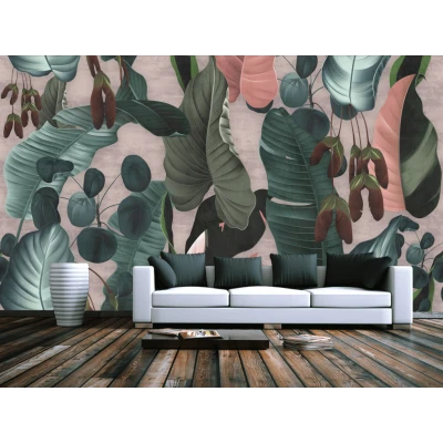 Fototapet textura canvas fara imbinari Dream Leafs Premier Decor