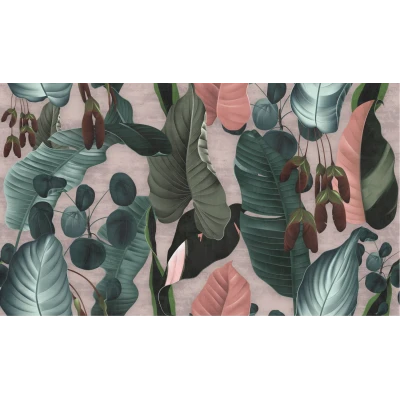 Fototapet textura canvas fara imbinari Dream Leafs Premier Decor
