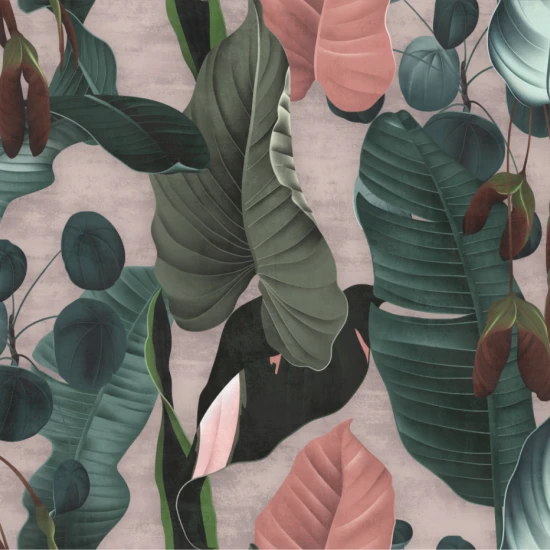 Fototapet textura canvas fara imbinari Dream Leafs