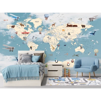 Fototapet fara imbinari Dream Map Premier Decor