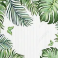 Fototapet fara imbinari Dream Splendorous Tropical Leaves