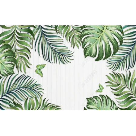 Fototapet fara imbinari Dream Splendorous Tropical Leaves