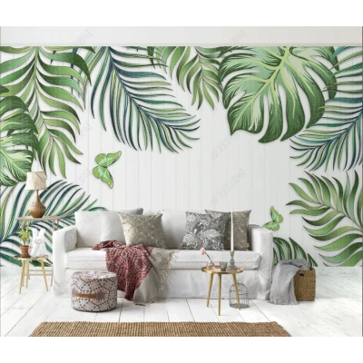 Fototapet fara imbinari Dream Splendorous Tropical Leaves Premier Decor